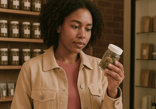 Customer Shopping Cannabis